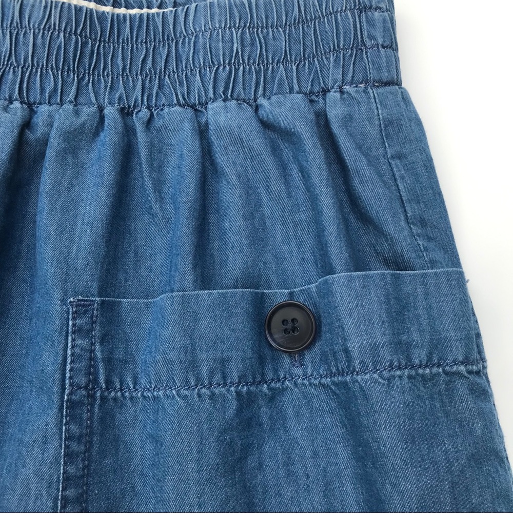 J. Crew |  Preppy Chambray Pocket Skirt - Picture 5 of 6